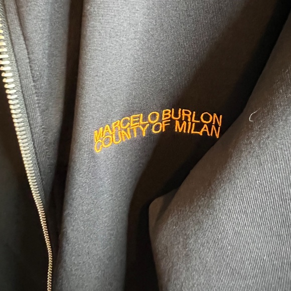 Marcelo Burlon Folk Tape Track Jacket Black - Picture 2 of 3